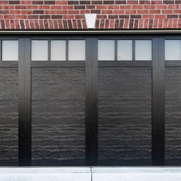 Custom designed garage door on Long Island