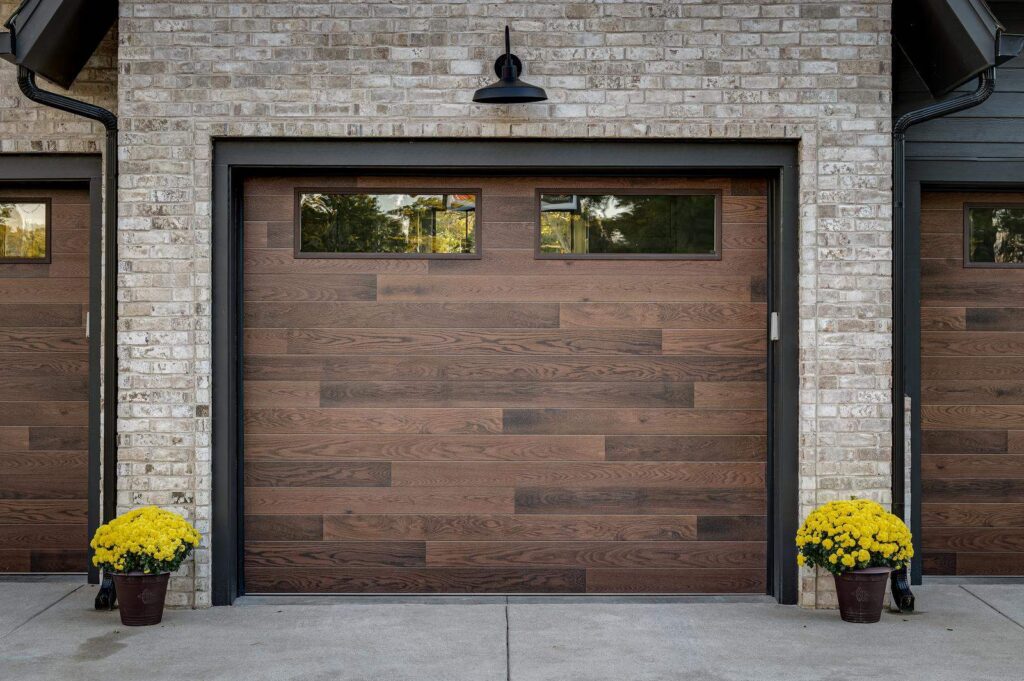 modern steel kona garage door